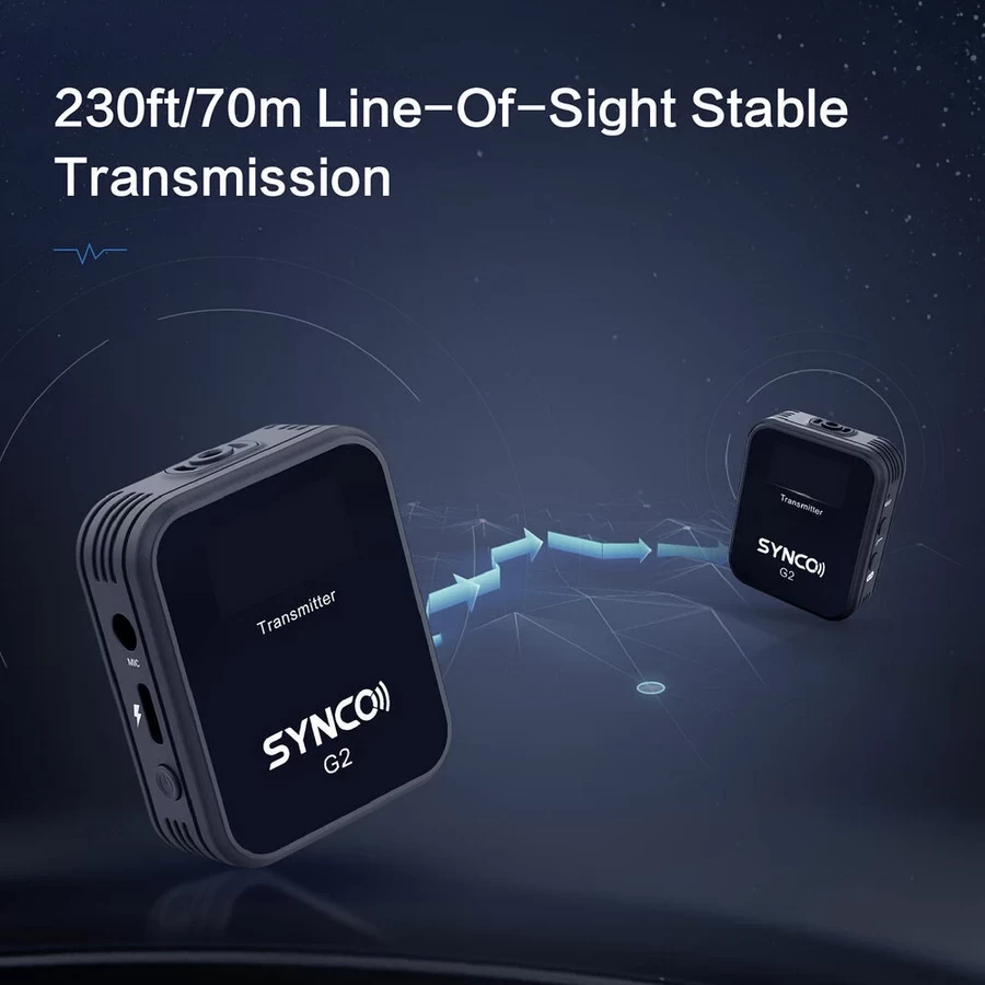 Synco WAir-G2-A1 Digital 2.4 GHz Wireless Microphone-Detail11