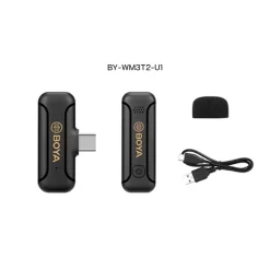 Boya BY-WM3T2-U1, BY-WM3T2-U2 Mini 2.4GHz Wireless Microphone-Description1