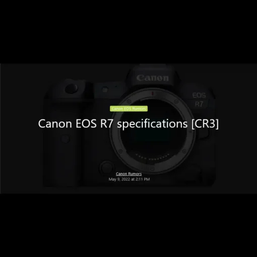 Canon EOS R7 Rumors-Cover