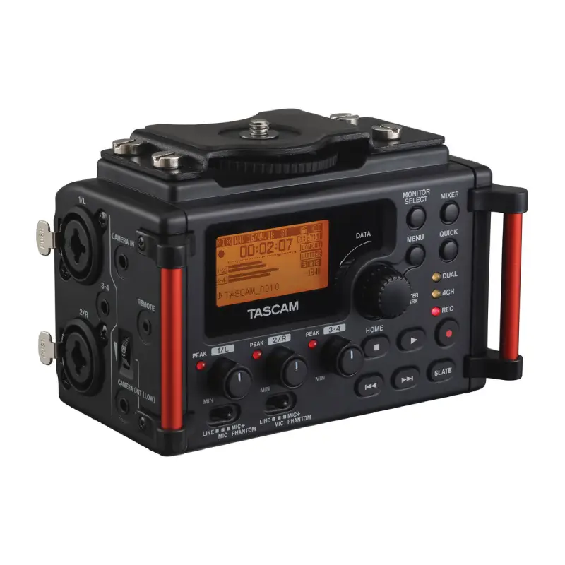 Tascam DR-60DMKII 4-Track Audio Recorder for DSLR Cameras-Cover