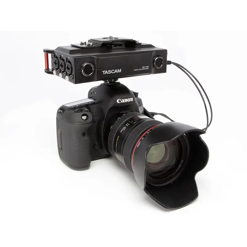 Tascam DR-70D 4-Channel Audio Recorder for DSLR Cameras-Description6