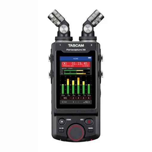 Tascam Portacapture X8 New Generation High-res Multi-track Handheld Recorder-Description8