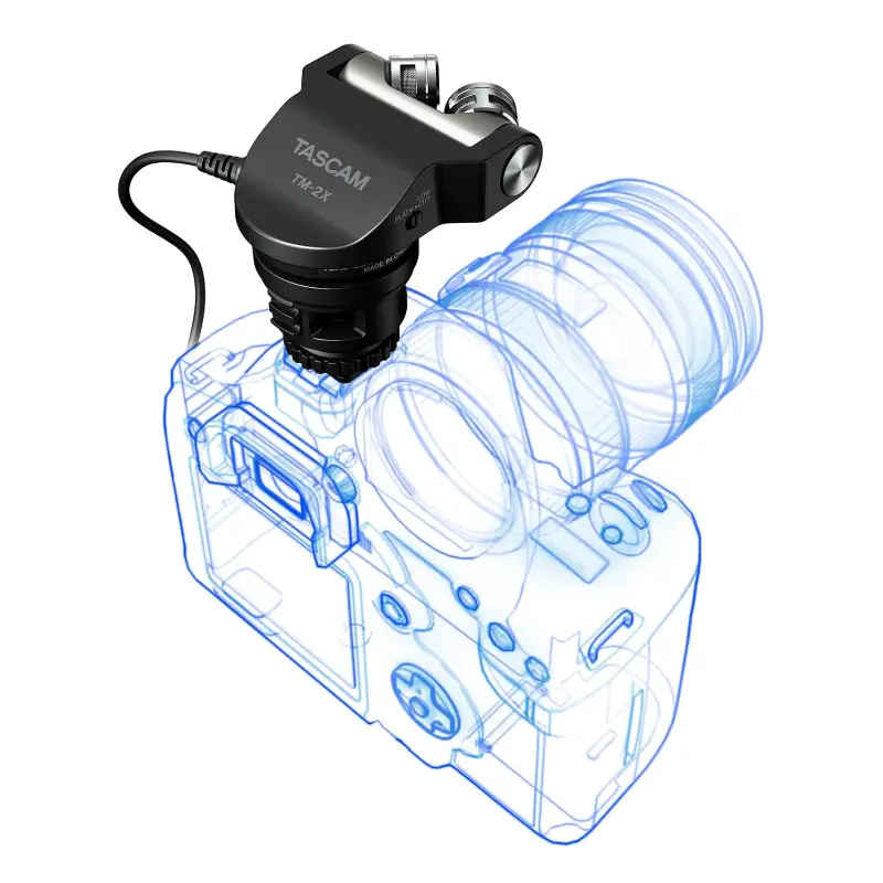 Tascam TM-2X High-Quality Microphone for Digital Cameras-Description3