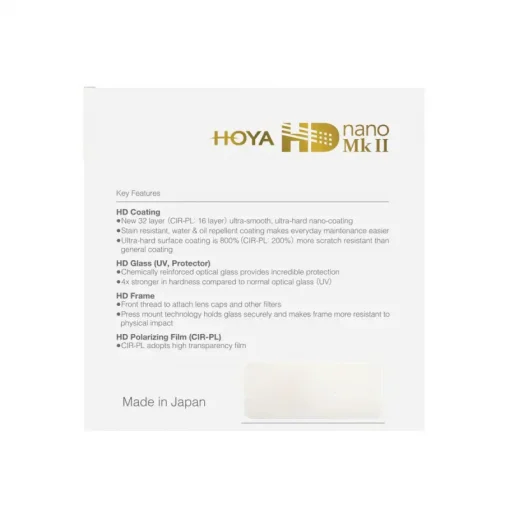 Hoya HD NANO MK II UV Filter -Description3