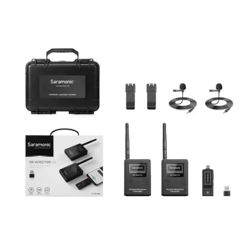Saramonic SR-WM2100 U1U2 2.4GHz Dual Wireless Lavalier System-Description7