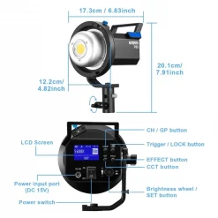 Sutefoto P80 RGB LED Video Light-Description8