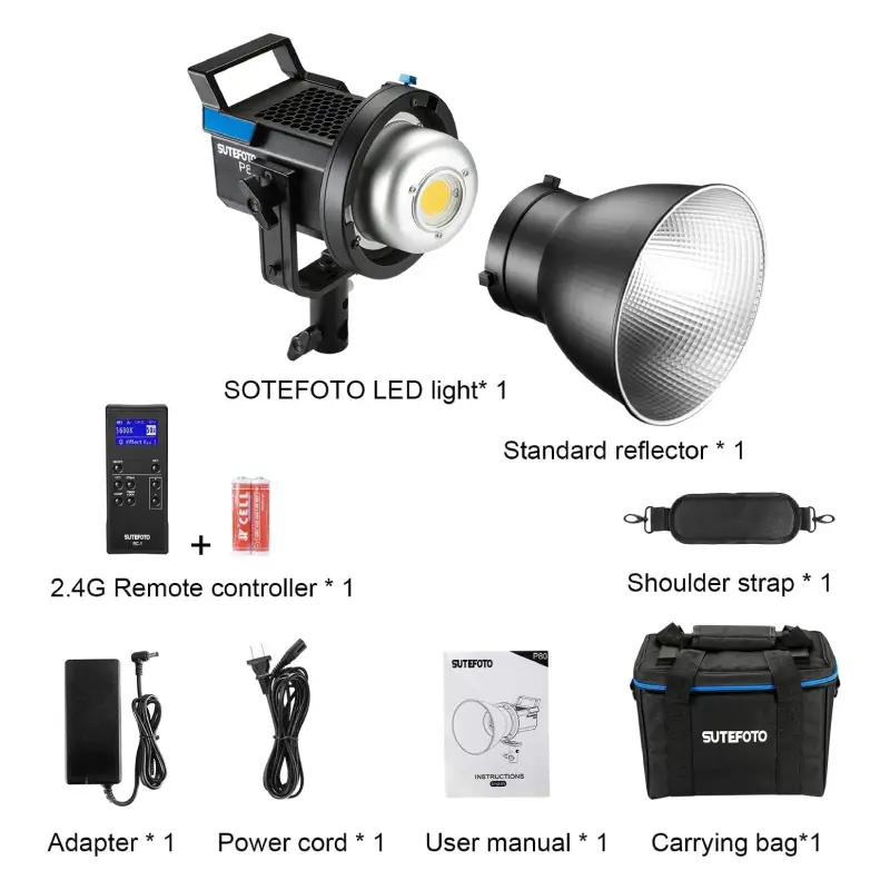 Sutefoto P80 RGB LED Video Light-Description9