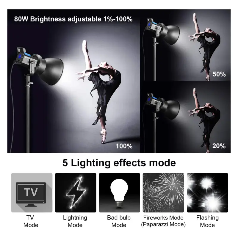 Sutefoto P80 RGB LED Video Light-Description3