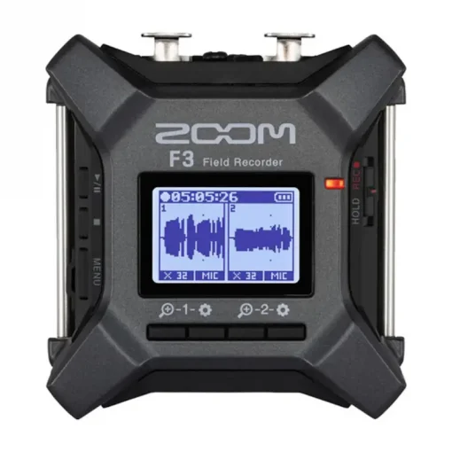 Zoom F3 2-Input 2-Track Portable Field Recorder-Description1