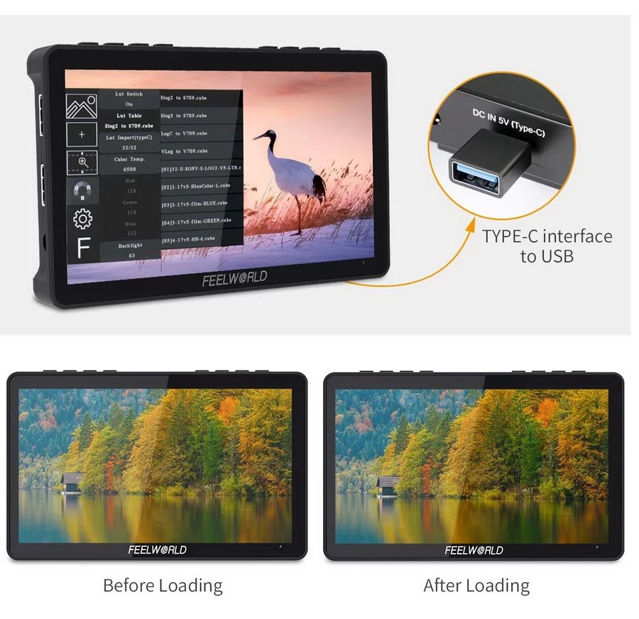 FeelWorld F5 Pro V4 6 Inch Touch Screen DSLR Camera Monitor-Detail22