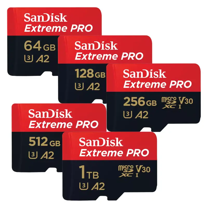 SanDisk Extreme PRO microSDXC UHS-I CARD - 256GB