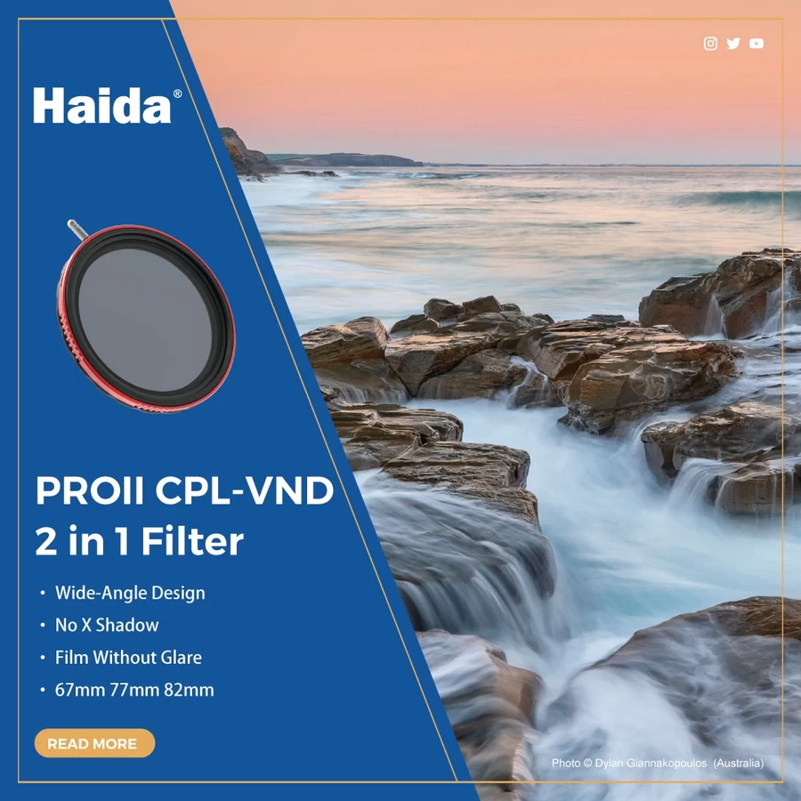 Haida PROII CPL-VND 2in1 (3-7 Stops) Filter-Detail2