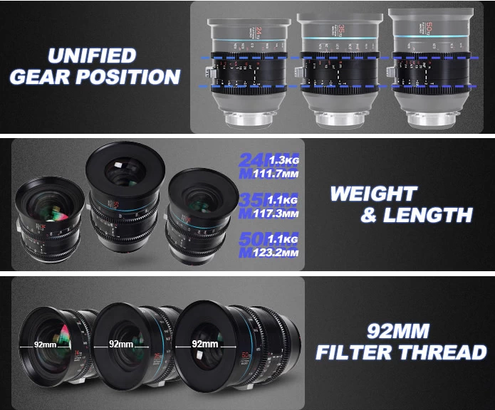 Sirui Jupiter 24mm T2 Full-frame Macro Cine Lens-Des14