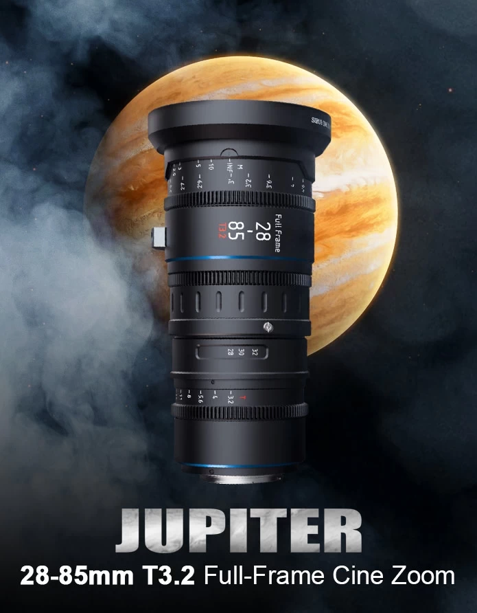 Sirui Jupiter 28-85mm T3.2 Full Frame Macro Cine Zoom Lens-Des1