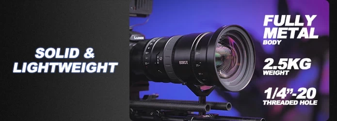 Sirui Jupiter 28-85mm T3.2 Full Frame Macro Cine Zoom Lens-Des7