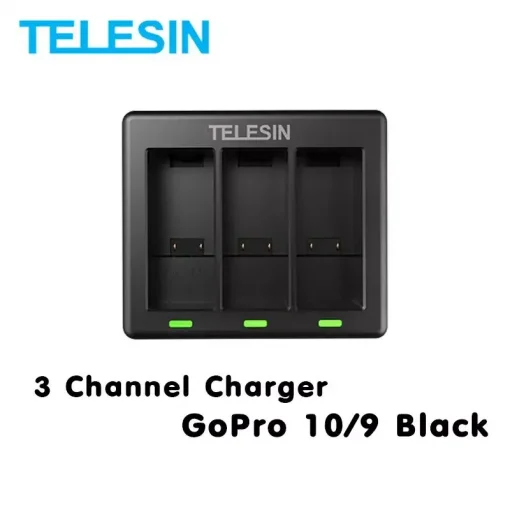 Telesin 3 Channel Charger For Gopro 9,10-Cover