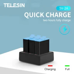 Telesin 3 Channel Charger For Gopro 9&10-Detail5