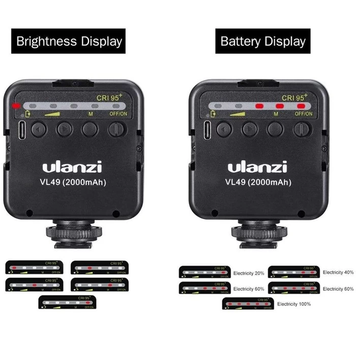 Ulanzi VL49 Mini LED Video Light-Detail2