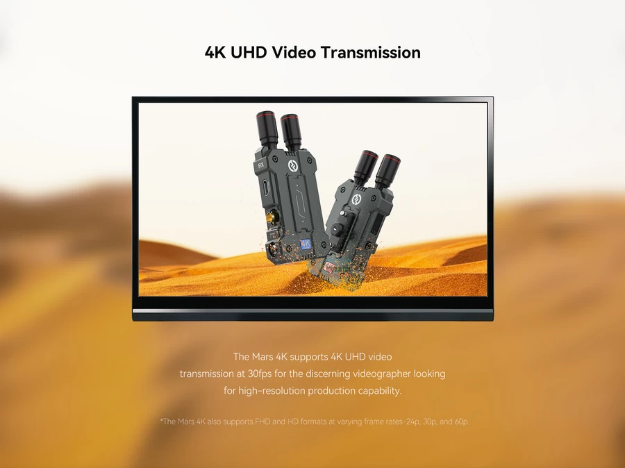 Hollyland Mars 4K HDMI+SDI Wireless Transmission System-Des3