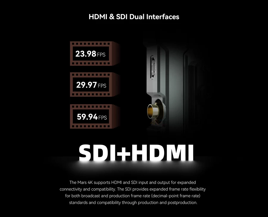 Hollyland Mars 4K HDMI+SDI Wireless Transmission System-Des5