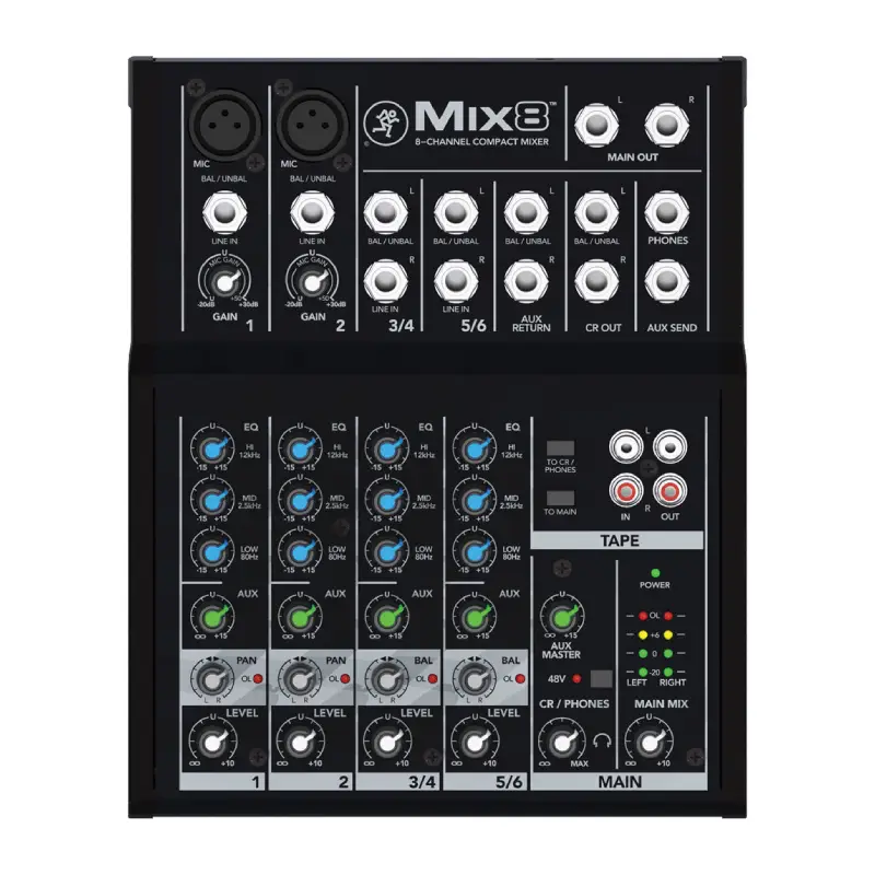 Mackie Mix8 Mixers-Detail4