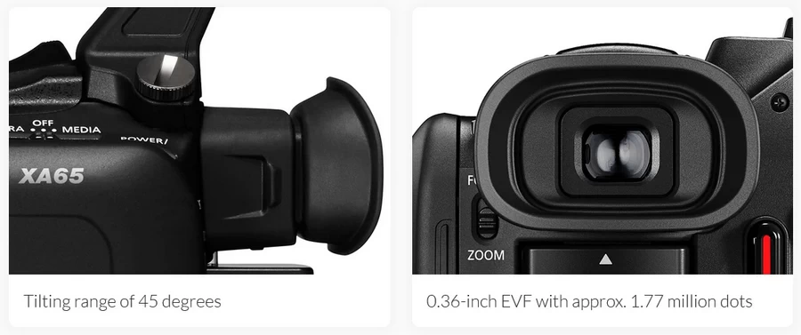Canon XA65 Professional UHD 4K Camcorder-Des13
