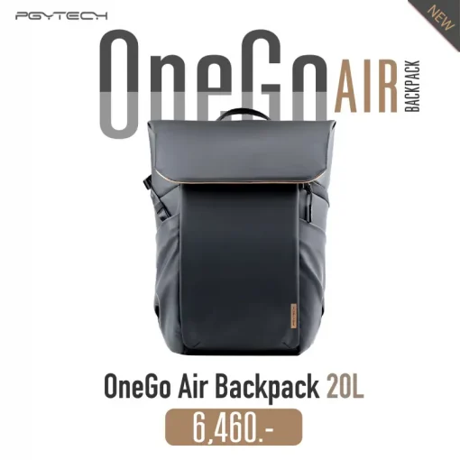 PGYTECH OneGo Air Backpack (Obsidian Black)-Detail1