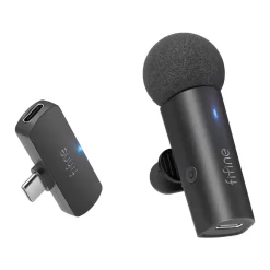 FIFINE M6 Wireless Lavalier Microphone-Detail1