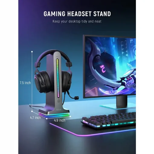FIFINE S3 RGB Headphone Stand-Detail8