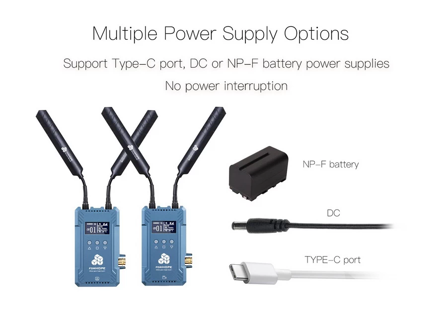 ForHope XM1000Pro Wireless Video Transmitter-Des6