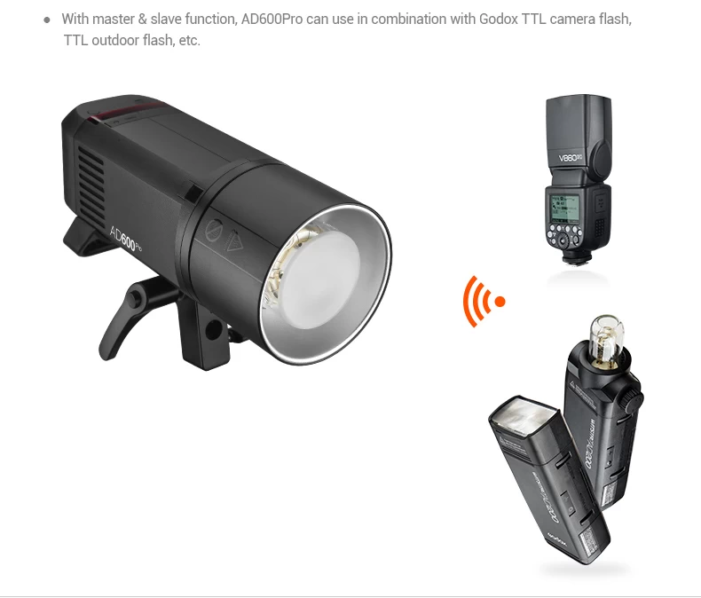 Godox AD600Pro Witstro Manual All-In-One Outdoor Flash-Des3