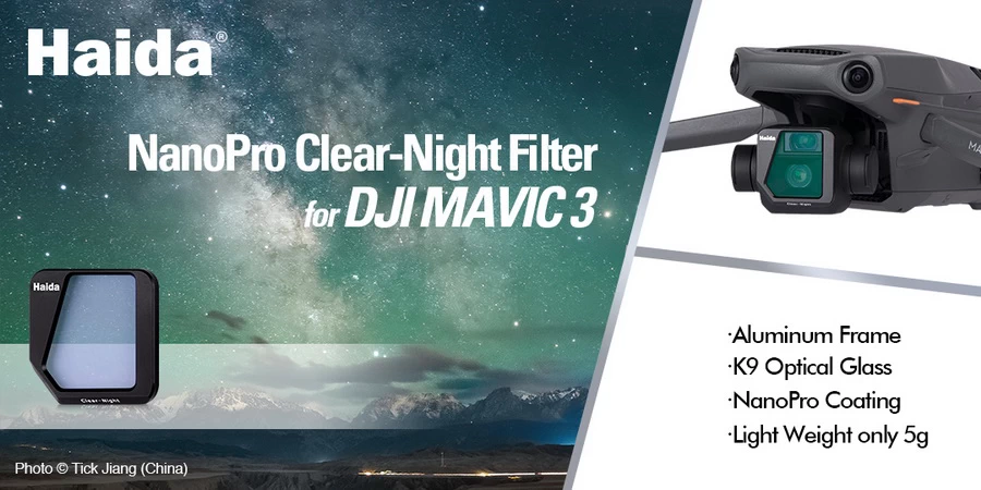 Haida NanoPro Clear-Night Filter for DJI Mavic 3-Des2