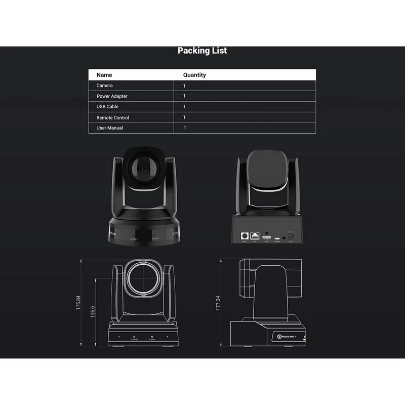 Hollyland Arocam C2 HD Livestream Camera (PTZ CAM)-Des6