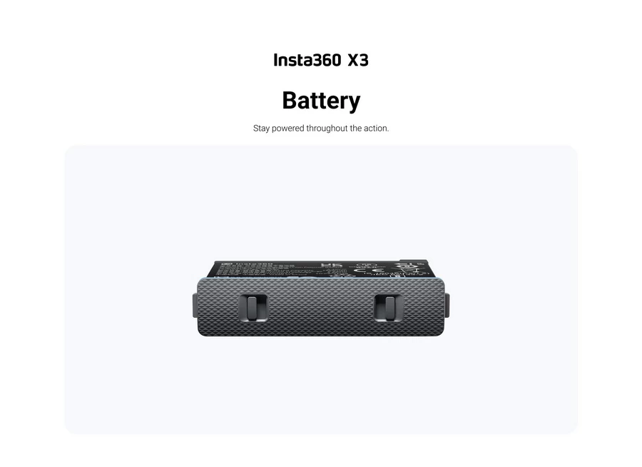 Insta360 X3 Battery-Des1