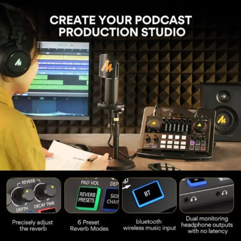Maono AME2 Integrated Audio Production Studio-Detail4