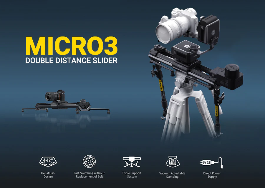 Zeapon Micro3 M500 Double Distance Slider-Des1