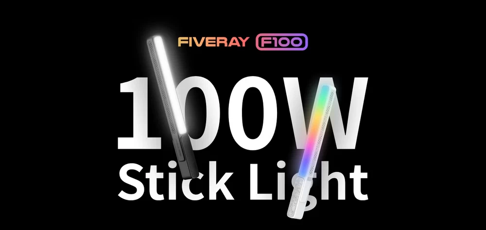 Zhiyun Fiveray F100 Stick Light-Des1