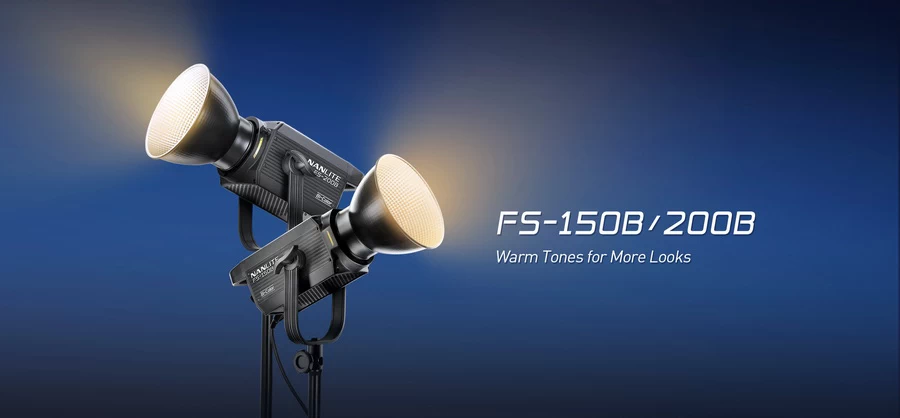 Nanlite FS-150B LED Bi-Color Spot Light-Des1