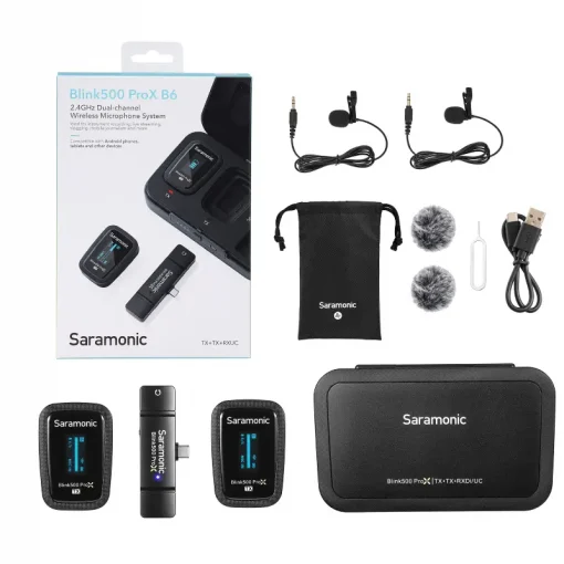 Saramonic Blink500 Pro X B5,B6 Wireless Microphone For USB-C-Detail18
