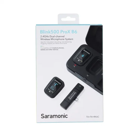 Saramonic Blink500 Pro X B5,B6 Wireless Microphone For USB-C-Detail19