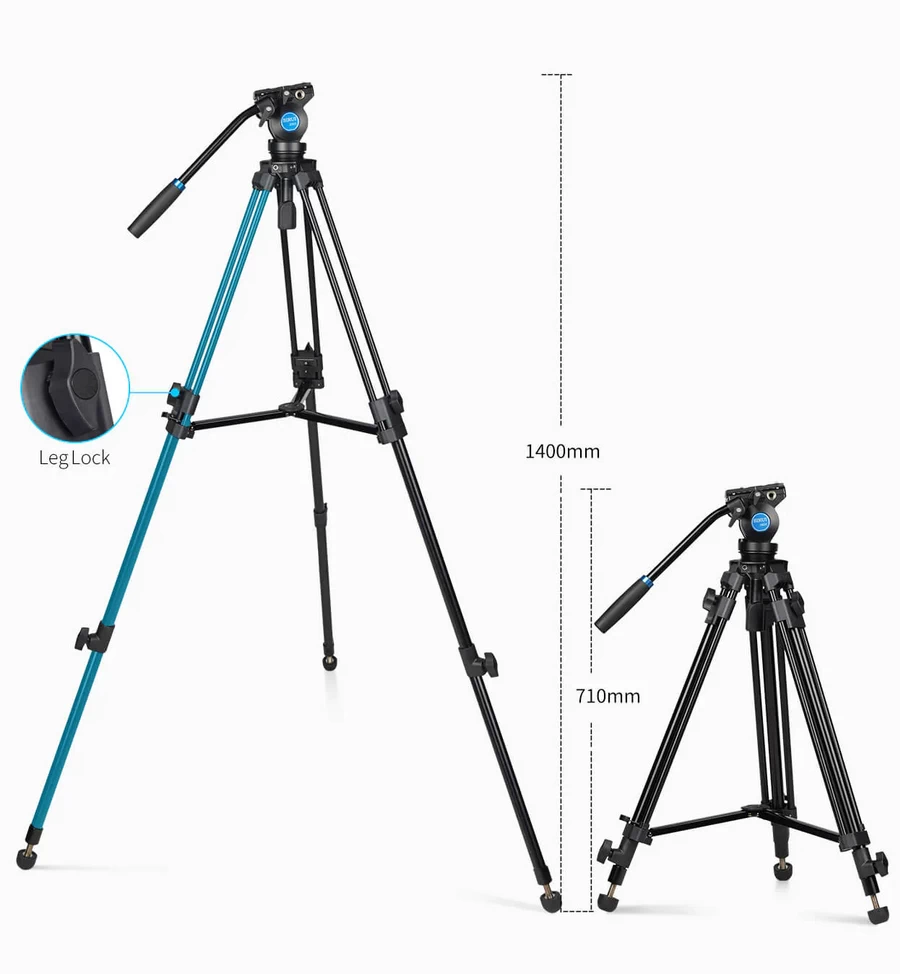 Sirui SH05 Video Tripod Kit-Des12