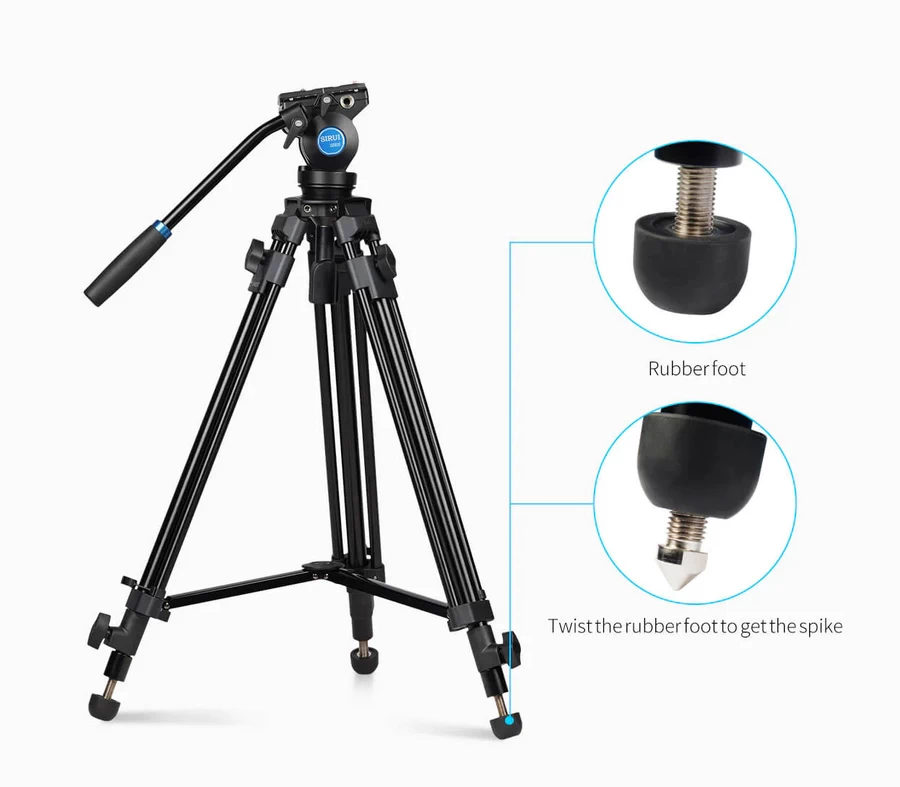 Sirui SH05 Video Tripod Kit-Des14