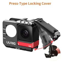 UURIG DZ319 Metal Insta360 One RS Camera Cage-Detail5