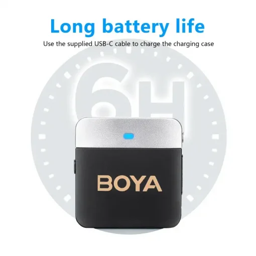 Boya BY-M1V1,BY-M1V2 For (3.5mmTRS TRRS) Wireless Microphone-Detail3