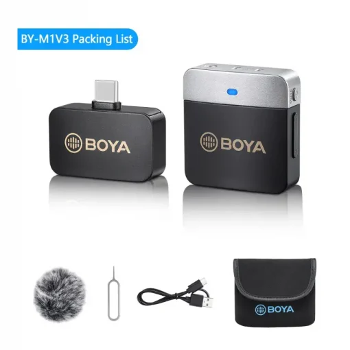 Boya BY-M1V3,BY-M1V4 For (Type C) Wireless Microphone-Detail1