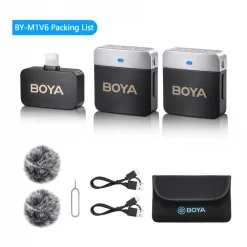 Boya BY-M1V5,BY-M1V6 For (Lightning) Wireless Microphone-Detail6