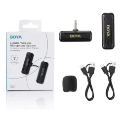 Boya BY-WM3T2-M1 BY-WM3T2-M2 Mini 2.4GHz Wireless Microphone-Detail2