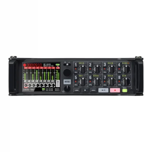 Zoom F8n Pro 8-Input 10-Track Multitrack Field Recorder-Detail2