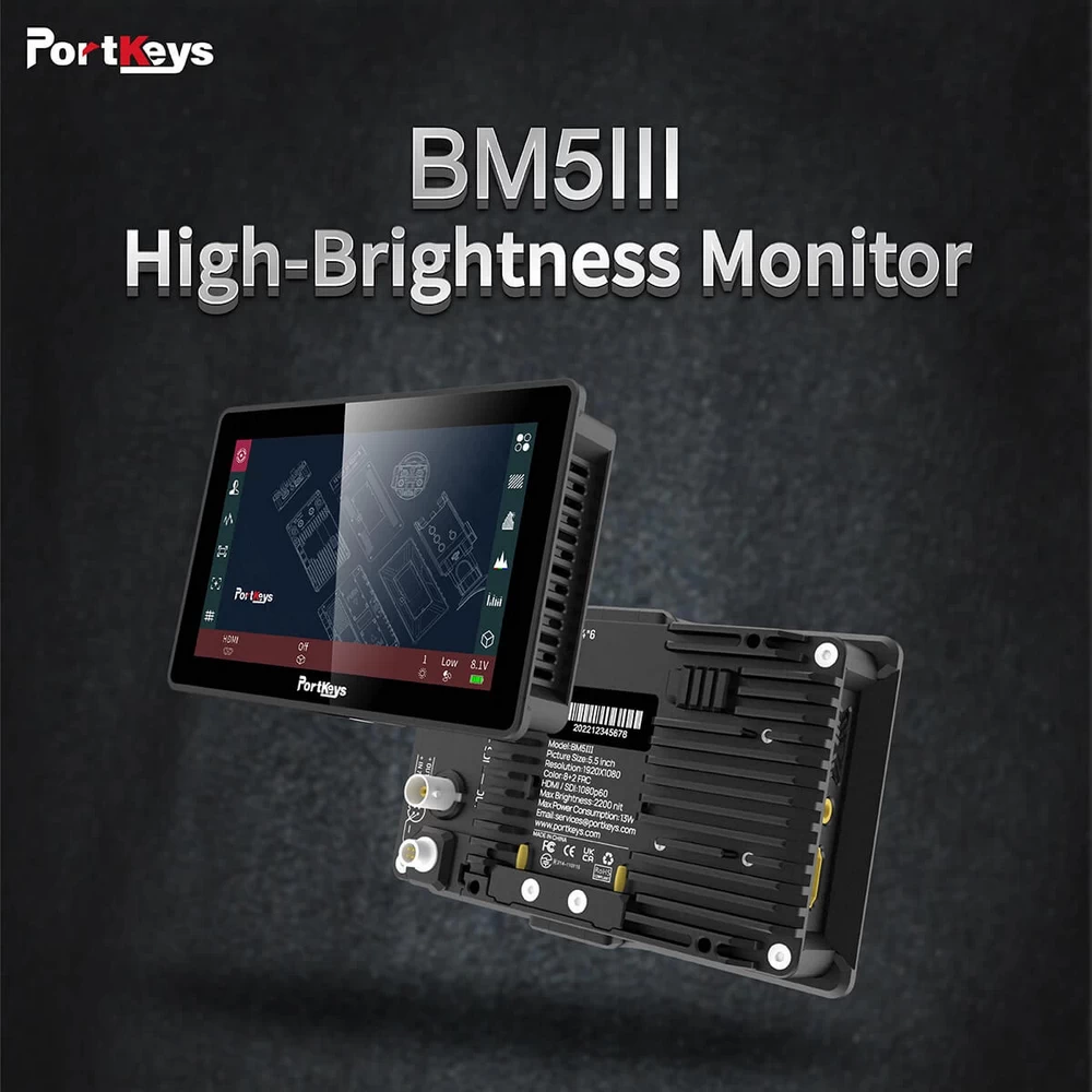 Portkeys BM5 III 5.5 HDMI TouchScreen Monitor-Des1