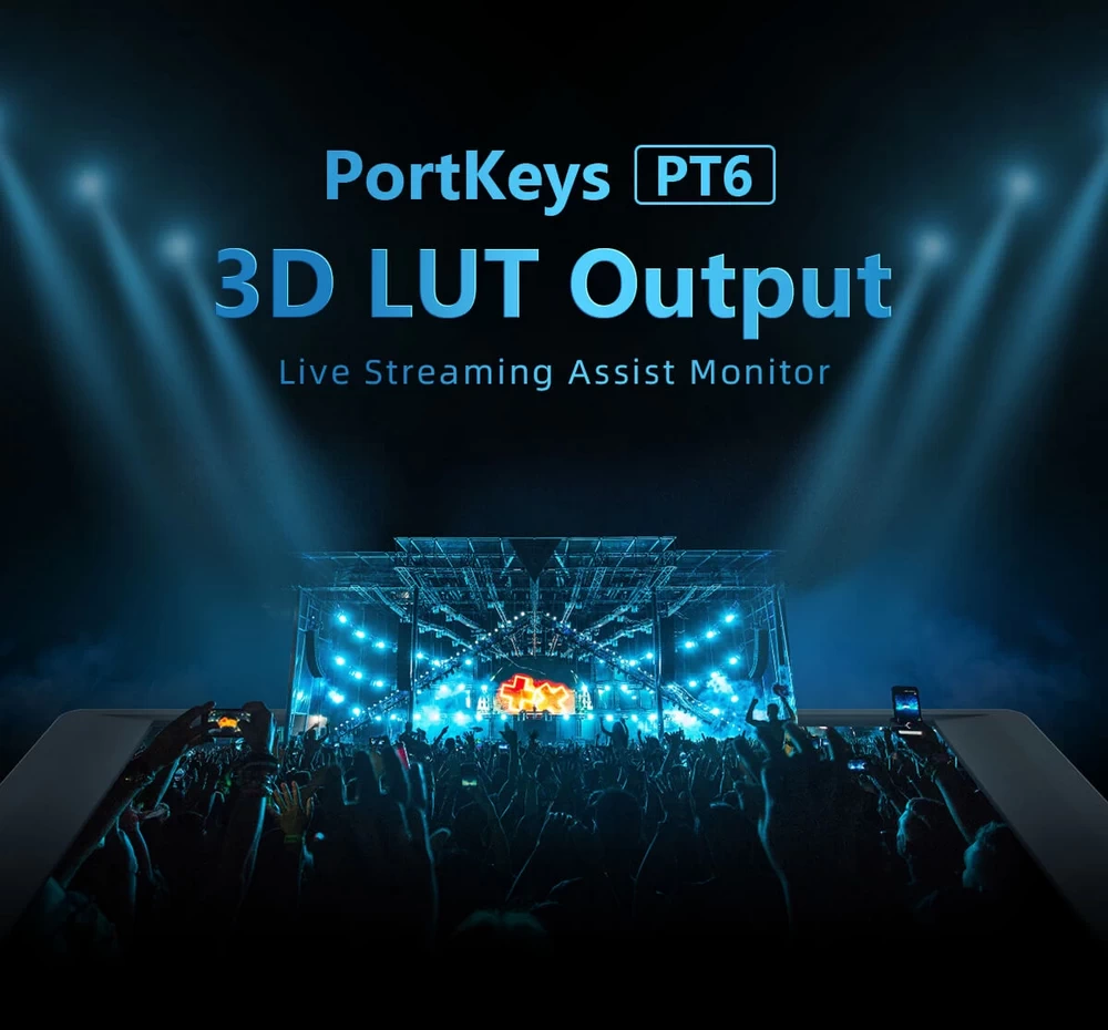 Portkeys PT6 6inch 4K HDMI Touchscreen Monitor-Des1